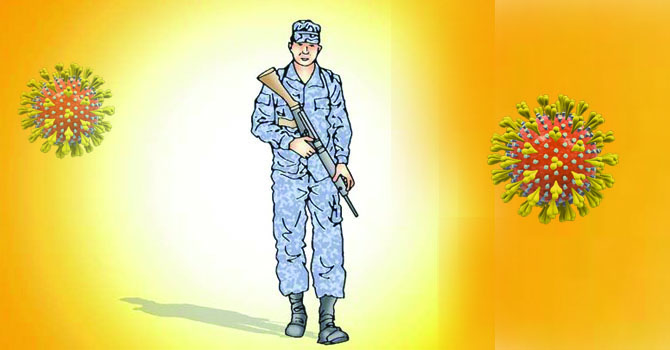 सुरक्षा निकायमा फेरि फैलियो कोरोना संक्रमण