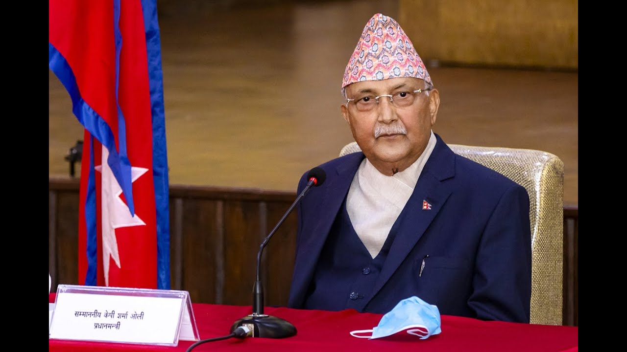 राजिनामा शब्द नलेखेर राष्ट्रपतिलाई प्रधानमन्त्री ओलीद्वारा बुझाए  राजिनामा पत्र