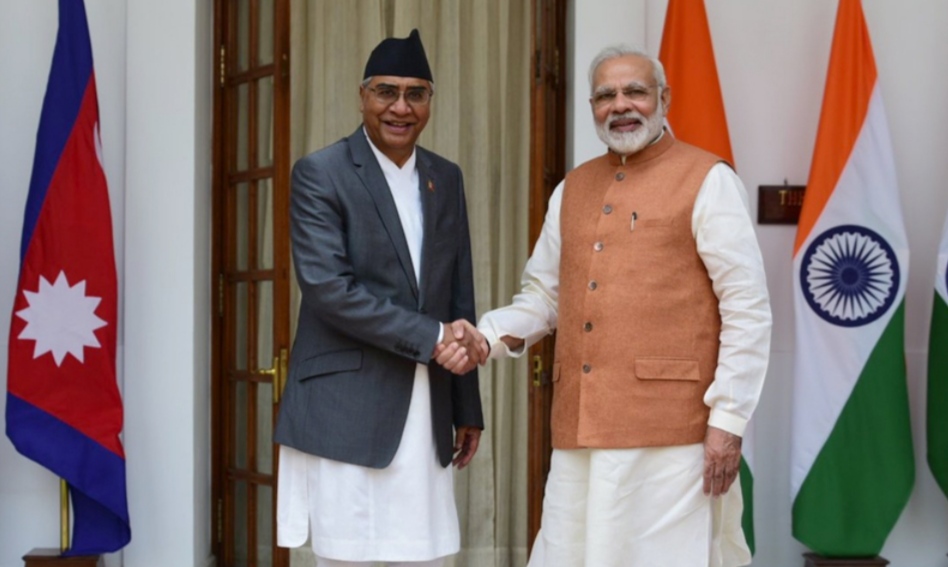 प्रधानमन्त्री देउवालाई भारतीय प्रधानमन्त्री मोदीले दिए बधाई