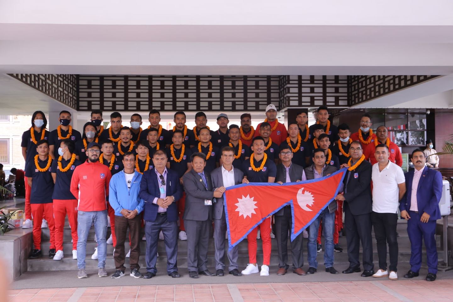 साफ च्याम्पियनसिपको तयारीको लागि नेपाली टोली कतार जाँदै