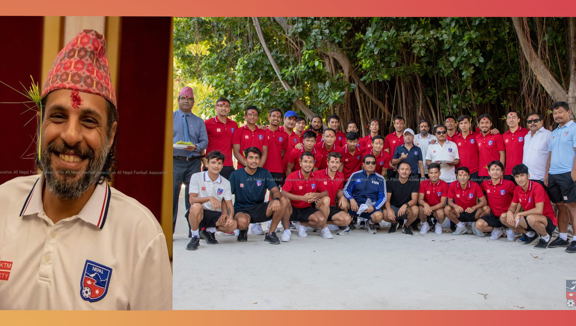 नेपाली फुटबल टोलीले माल्दिभ्समै मनाए दशैं