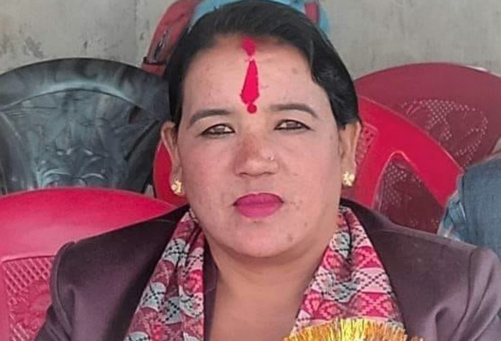 कर्णालीमा एक मात्र महिला सभापति