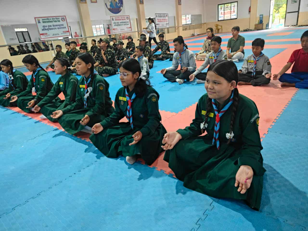 गोकर्णेश्वरमा  ११औँ अन्तर्राष्ट्रिय योग दिवस उत्साहका साथ सम्पन्न