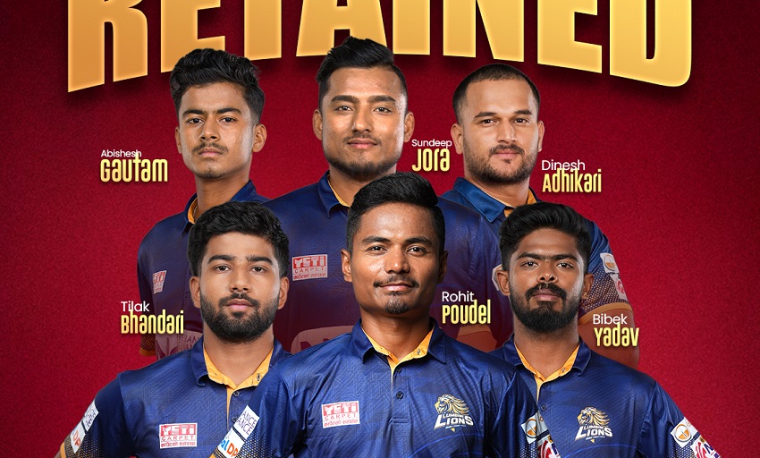 लुम्बिनीले रोहितसहित ६ जना खेलाडीलाई रिटेन गर्‍याे