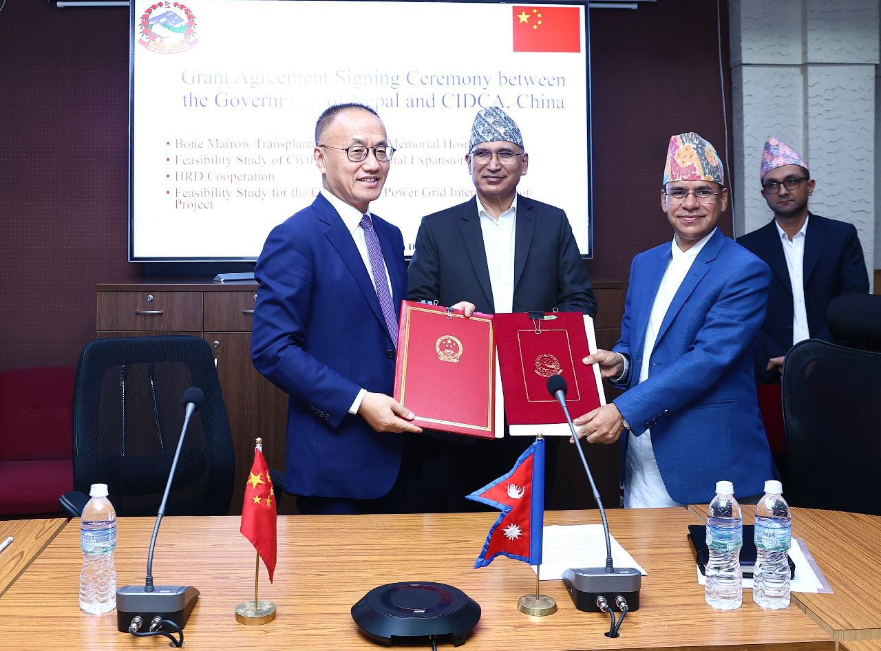 नेपाल र चीनबीच चार वटा परियोजनाका लागि समझदारी पत्रमा हस्ताक्षर
