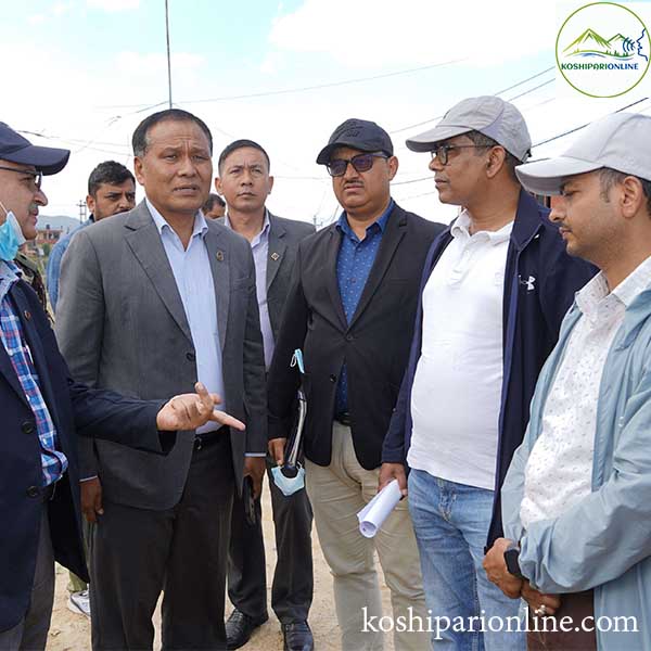 मन्त्री घिसिङद्वारा सूर्यविनायक–धुलिखेल सडकको अनुगमन, हाल सम्म ४५ प्रतिशत मात्र प्रगति